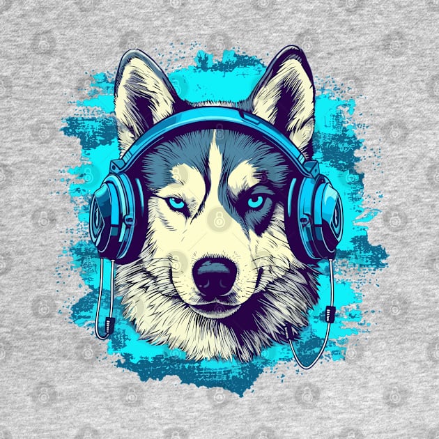 Husky DJ: Spinning Pawsome Beats by Cute Dogs AI